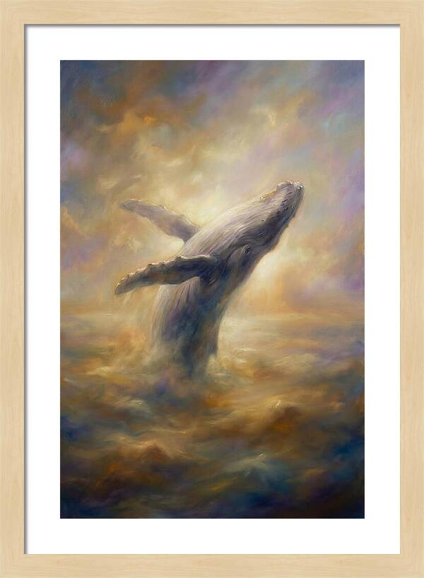 Whale Breaching The Surface