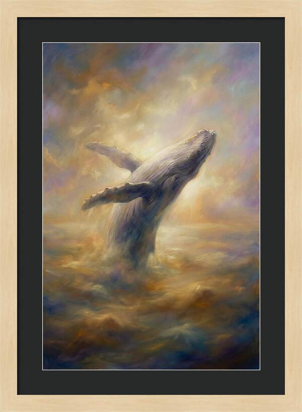 Whale Breaching The Surface