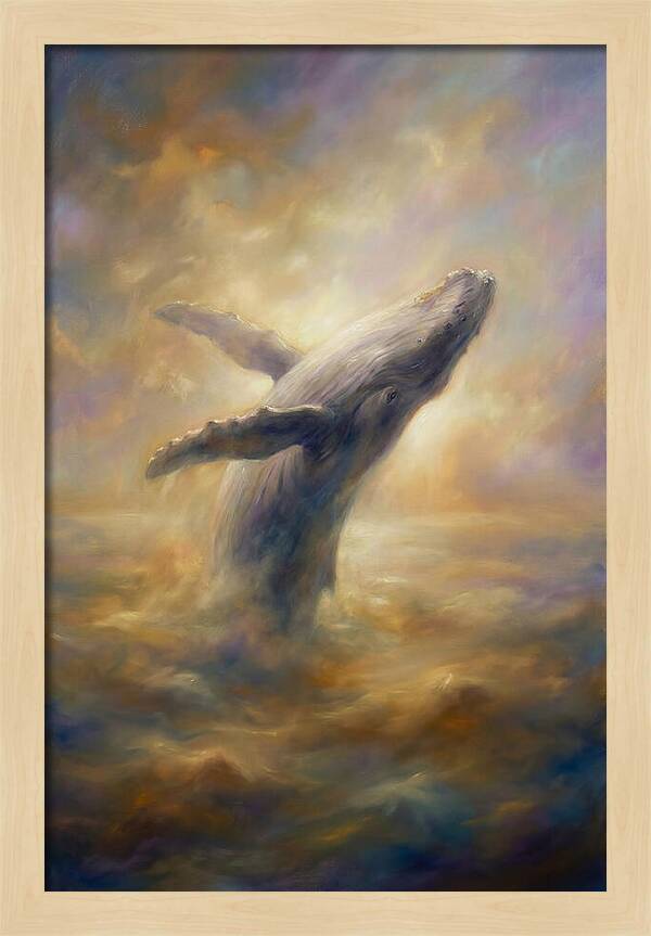 Whale Breaching The Surface