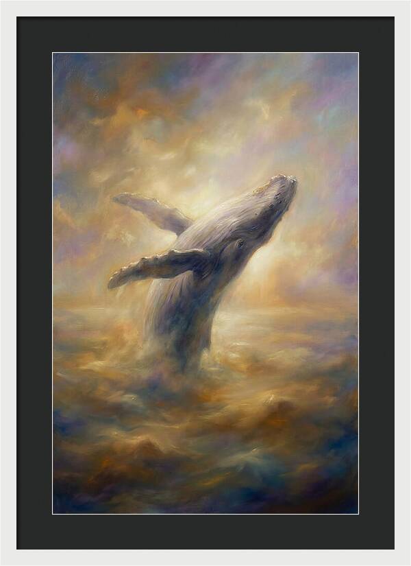 Whale Breaching The Surface