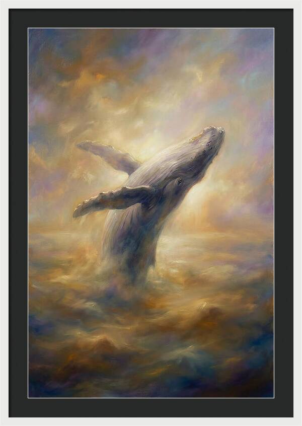 Whale Breaching The Surface