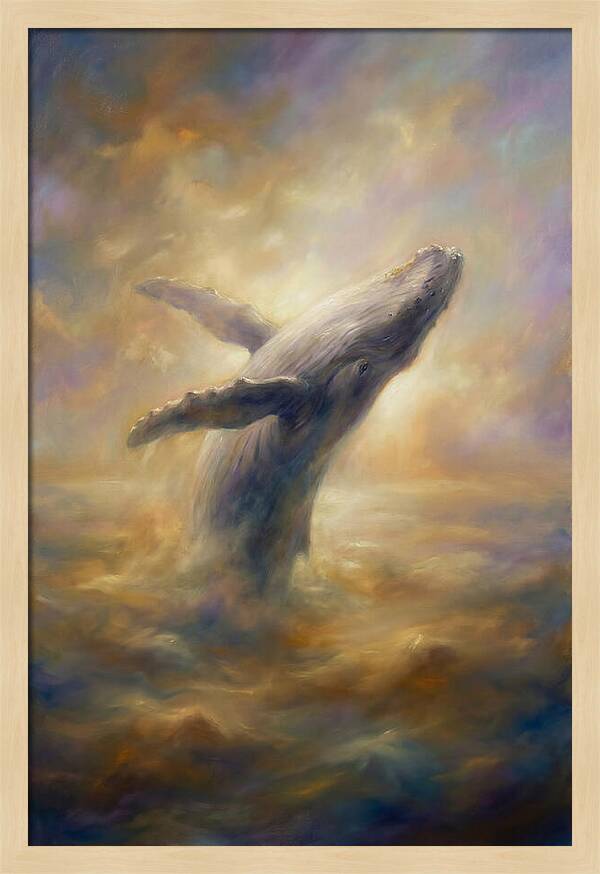 Whale Breaching The Surface