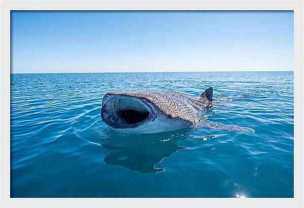 Whale Shark Feeding At Surface
