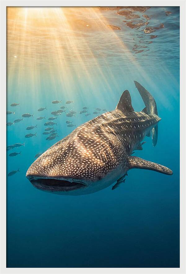 Whale Shark Sunbeams