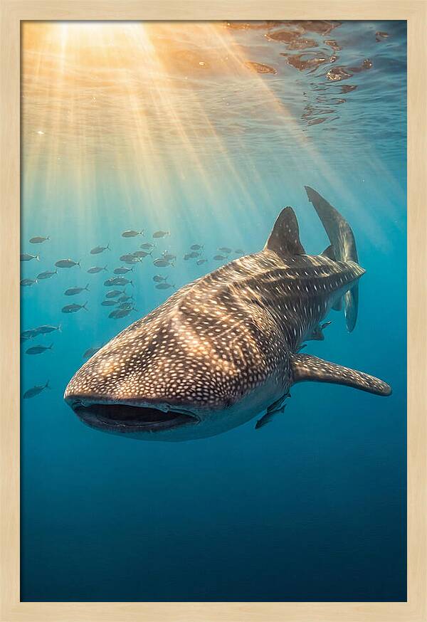 Whale Shark Sunbeams