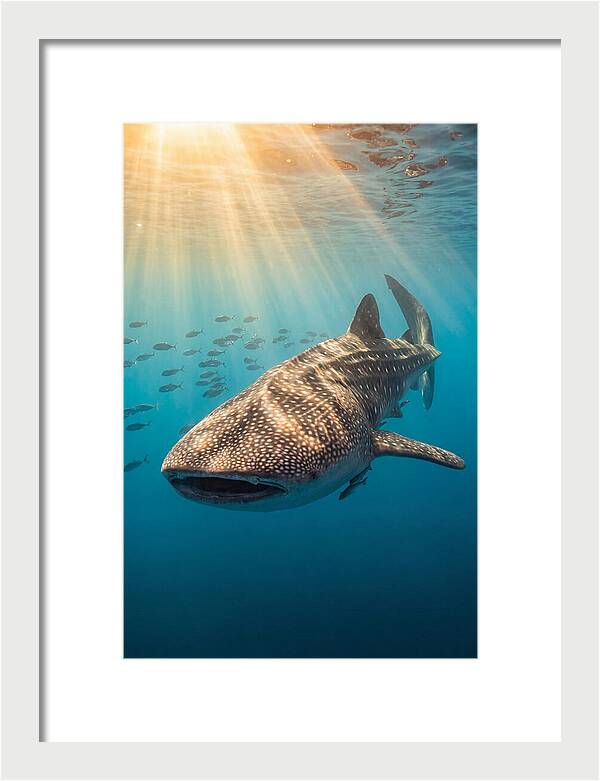 Whale Shark Sunbeams