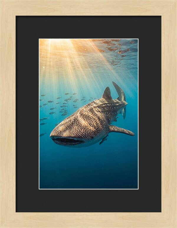 Whale Shark Sunbeams