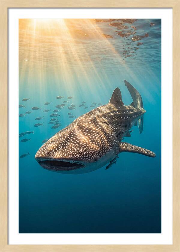 Whale Shark Sunbeams