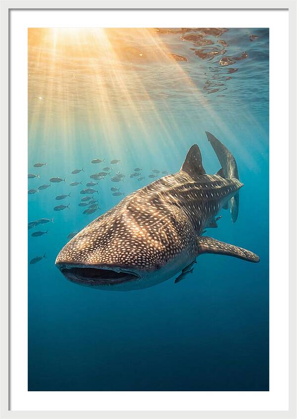 Whale Shark Sunbeams
