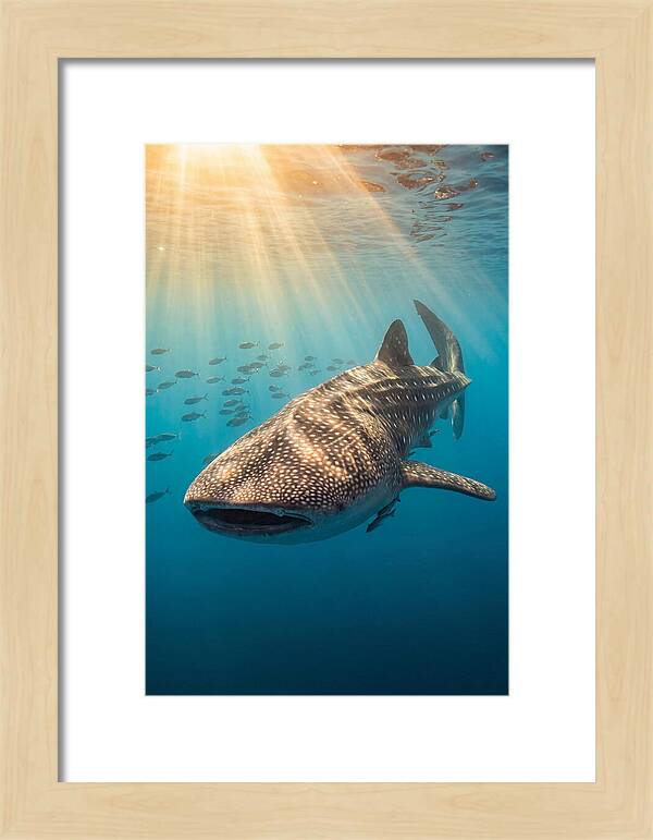 Whale Shark Sunbeams