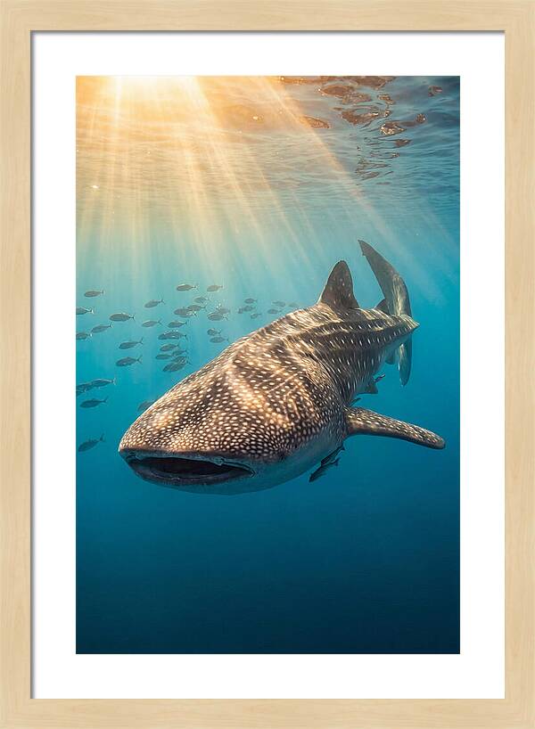 Whale Shark Sunbeams