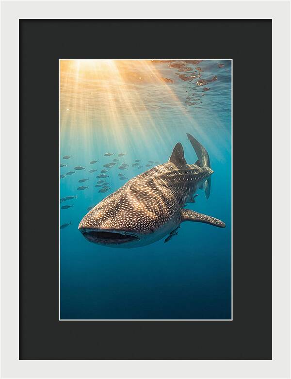 Whale Shark Sunbeams