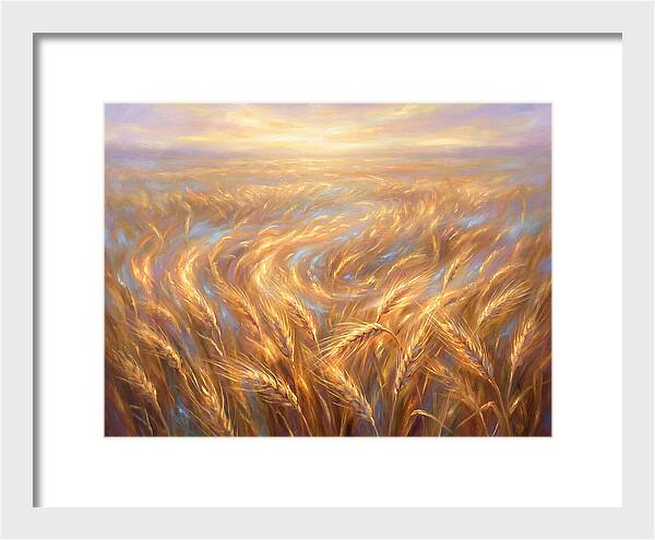 Wheat Field At Dusk