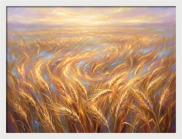 Wheat Field At Dusk