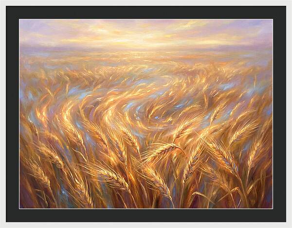 Wheat Field At Dusk