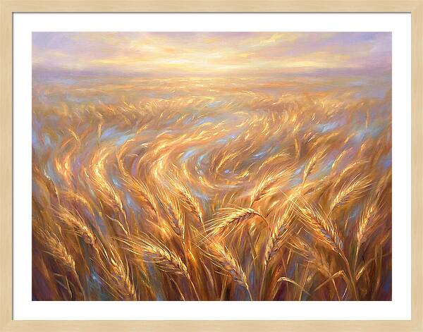 Wheat Field At Dusk
