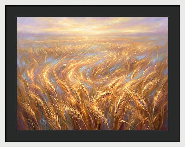 Wheat Field At Dusk