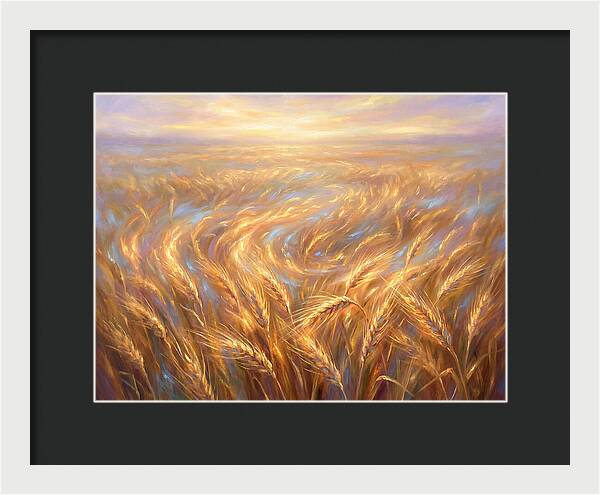 Wheat Field At Dusk