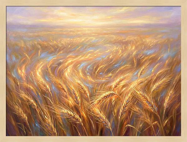 Wheat Field At Dusk