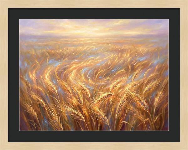 Wheat Field At Dusk