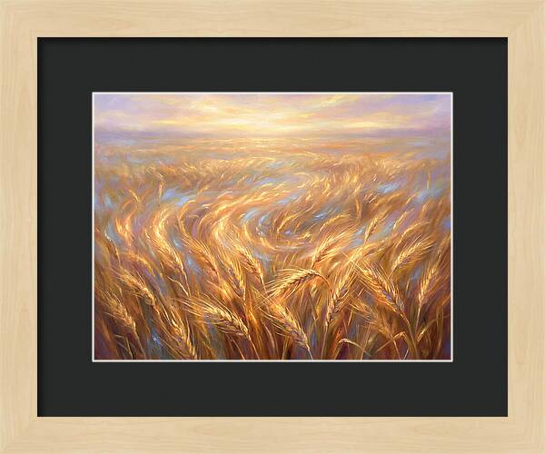 Wheat Field At Dusk
