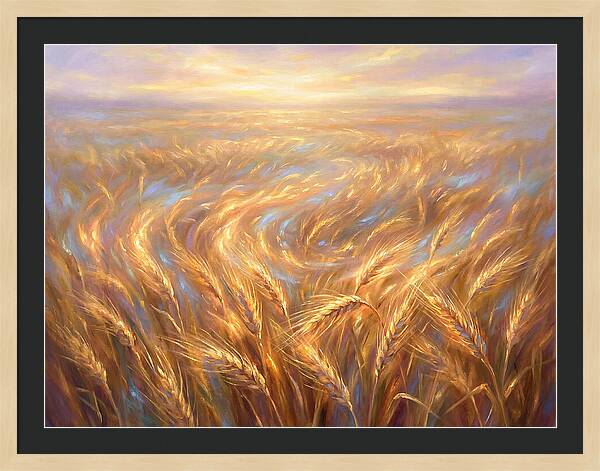 Wheat Field At Dusk