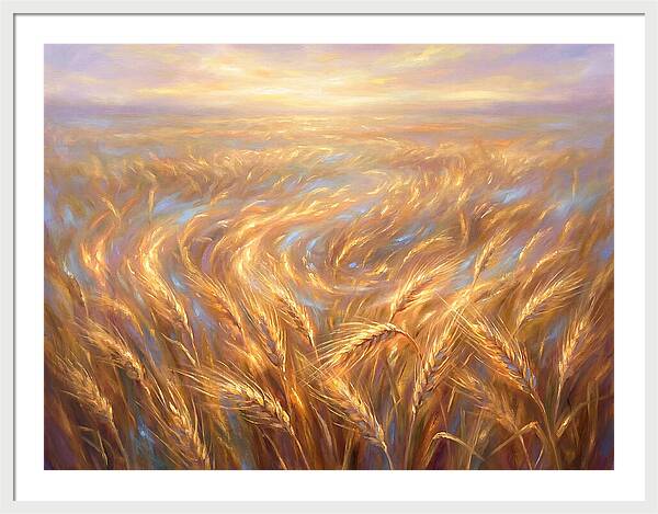 Wheat Field At Dusk