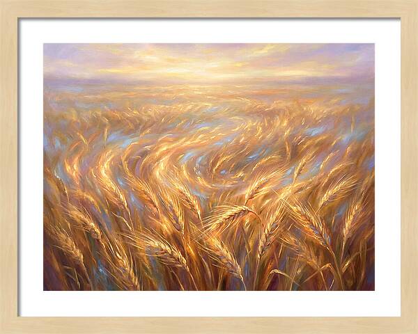 Wheat Field At Dusk
