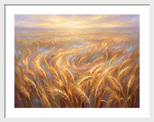Wheat Field At Dusk