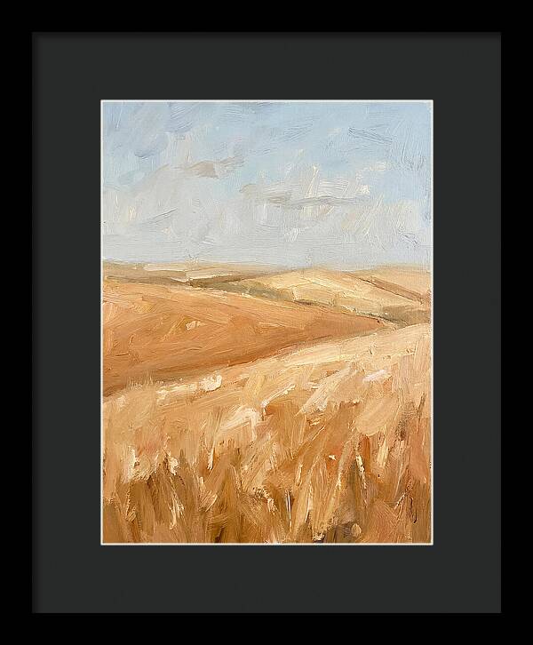 Wheat Fields Glowing Beneath Azure Sky