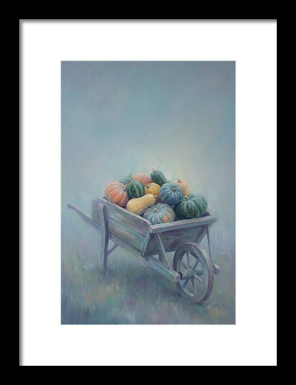 Wheelbarrow Full Of Autumn Squash