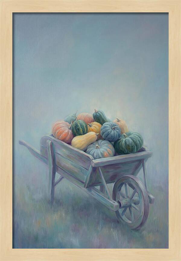 Wheelbarrow Full Of Autumn Squash