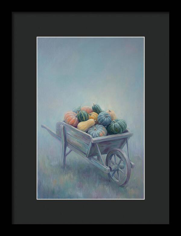 Wheelbarrow Full Of Autumn Squash