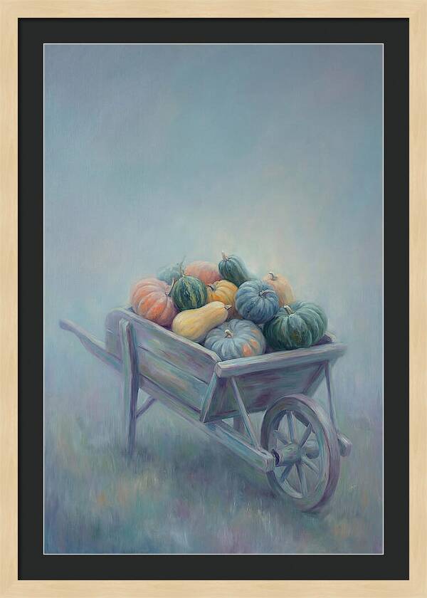 Wheelbarrow Full Of Autumn Squash