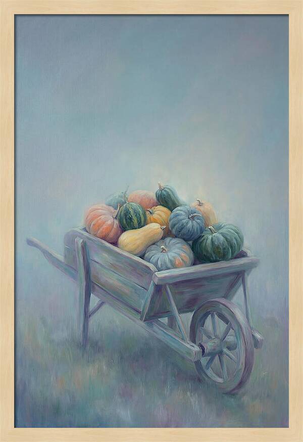 Wheelbarrow Full Of Autumn Squash