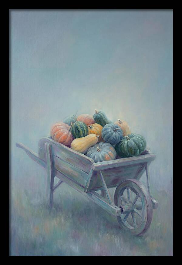 Wheelbarrow Full Of Autumn Squash