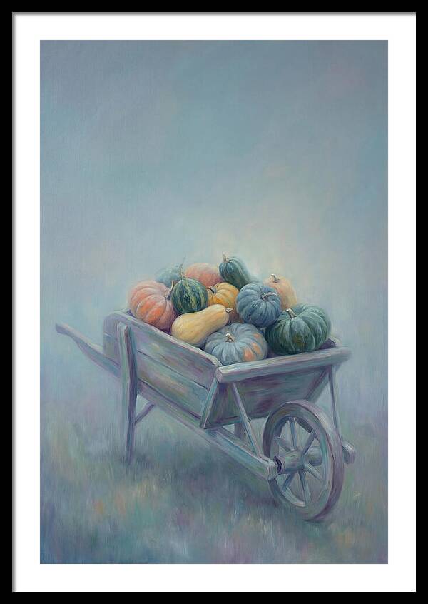 Wheelbarrow Full Of Autumn Squash