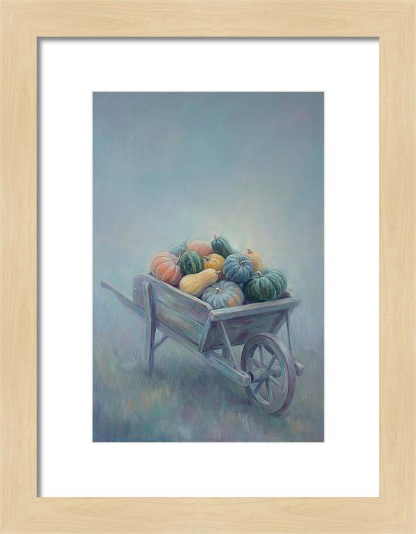 Wheelbarrow Full Of Autumn Squash