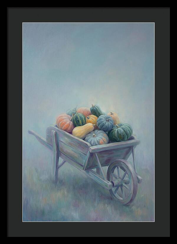 Wheelbarrow Full Of Autumn Squash