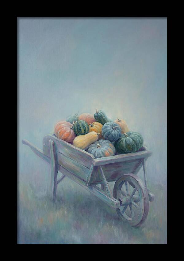 Wheelbarrow Full Of Autumn Squash