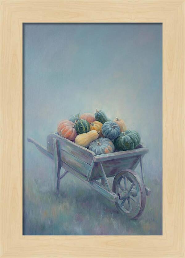 Wheelbarrow Full Of Autumn Squash