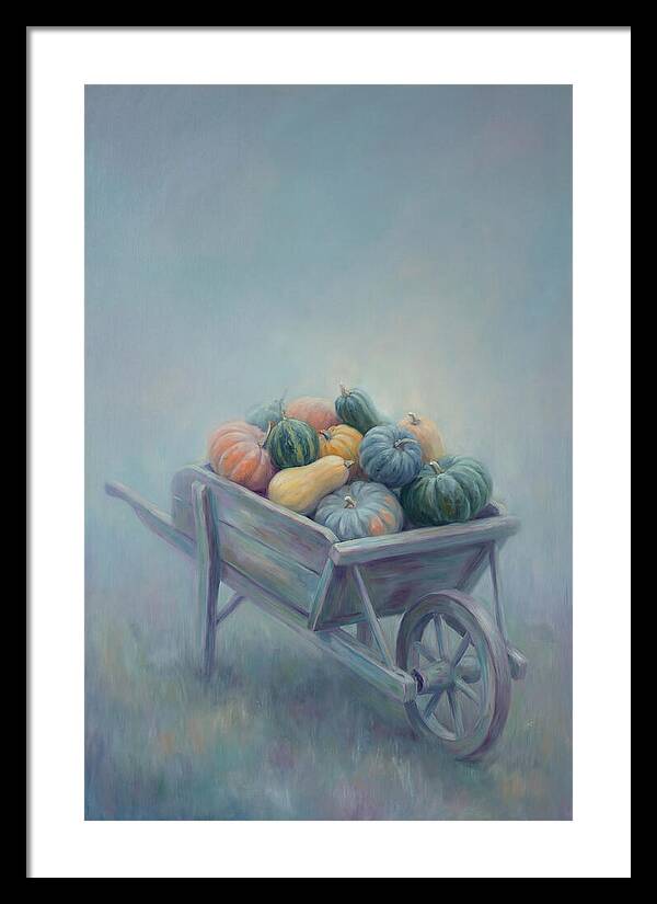 Wheelbarrow Full Of Autumn Squash