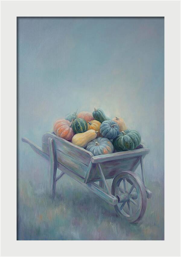 Wheelbarrow Full Of Autumn Squash
