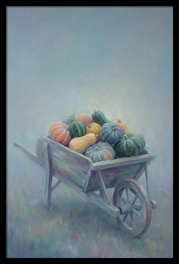 Wheelbarrow Full Of Autumn Squash