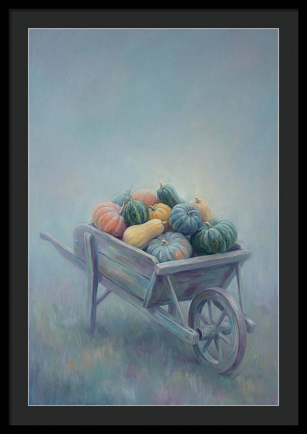 Wheelbarrow Full Of Autumn Squash