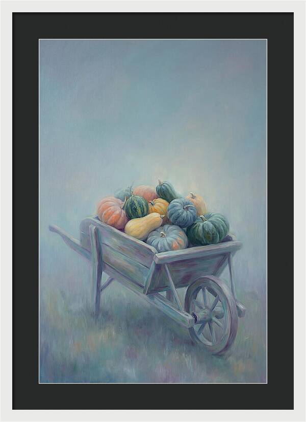 Wheelbarrow Full Of Autumn Squash