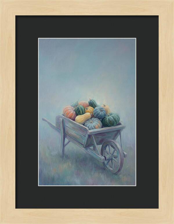 Wheelbarrow Full Of Autumn Squash