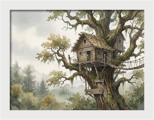 Whimsical Treehouse Retreat
