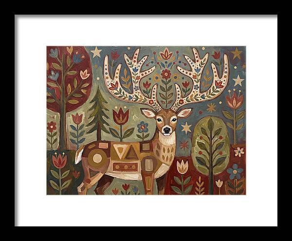 Whimsical Whitetailed Deer