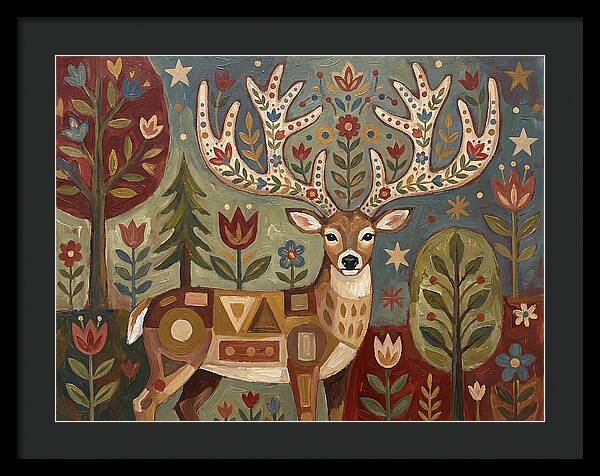 Whimsical Whitetailed Deer